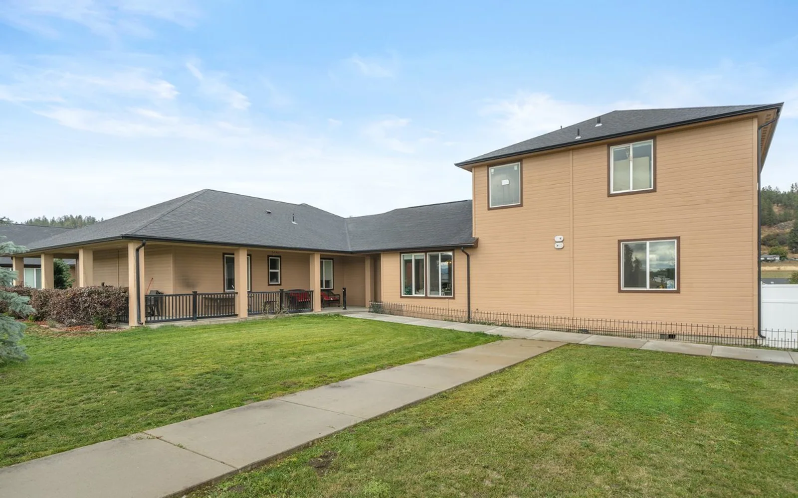 Exterior and lawn of A+ Quality Adult Family Home in Spokane Valley