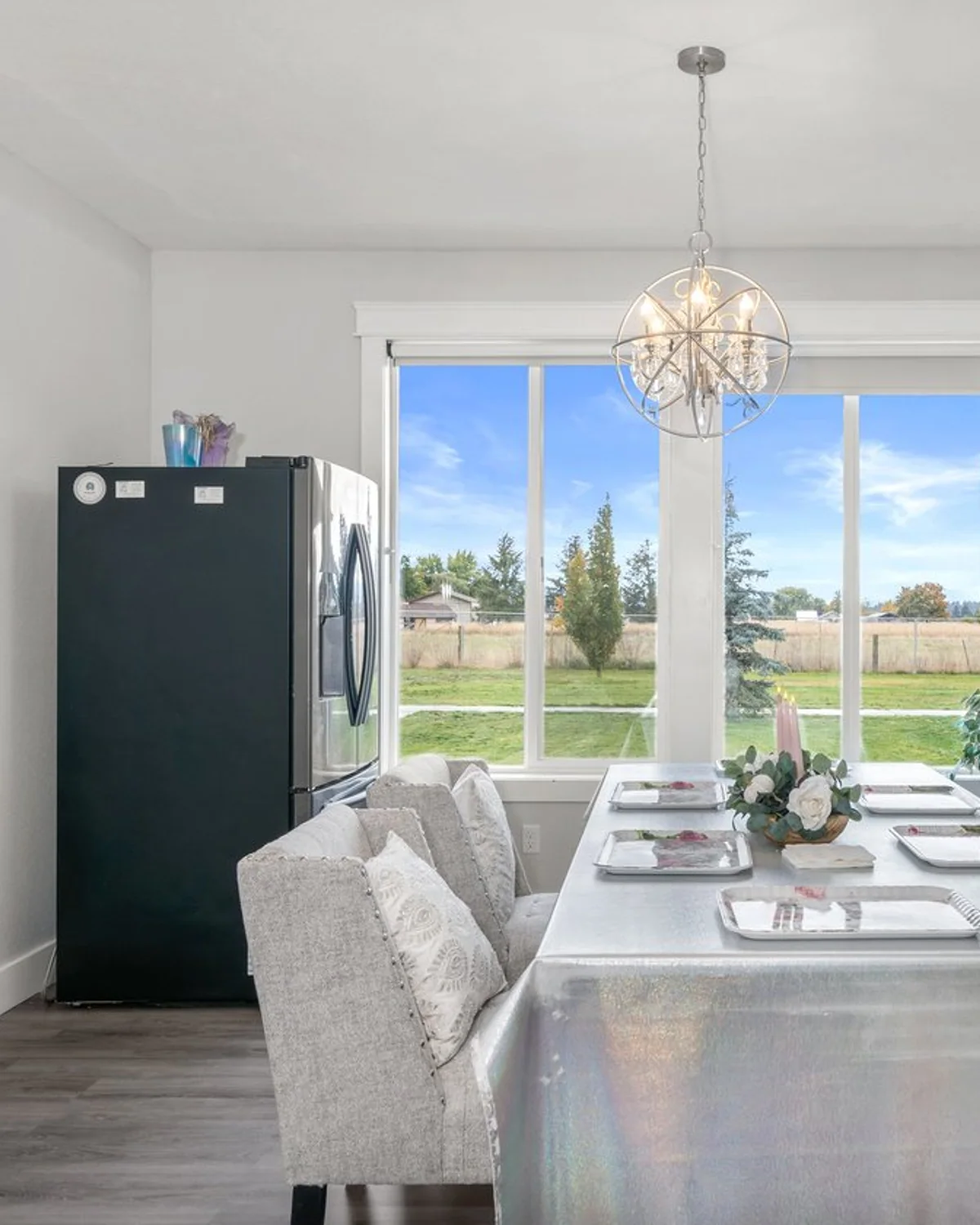 Bright kitchen and dining space at A+ Quality Adult Family Home