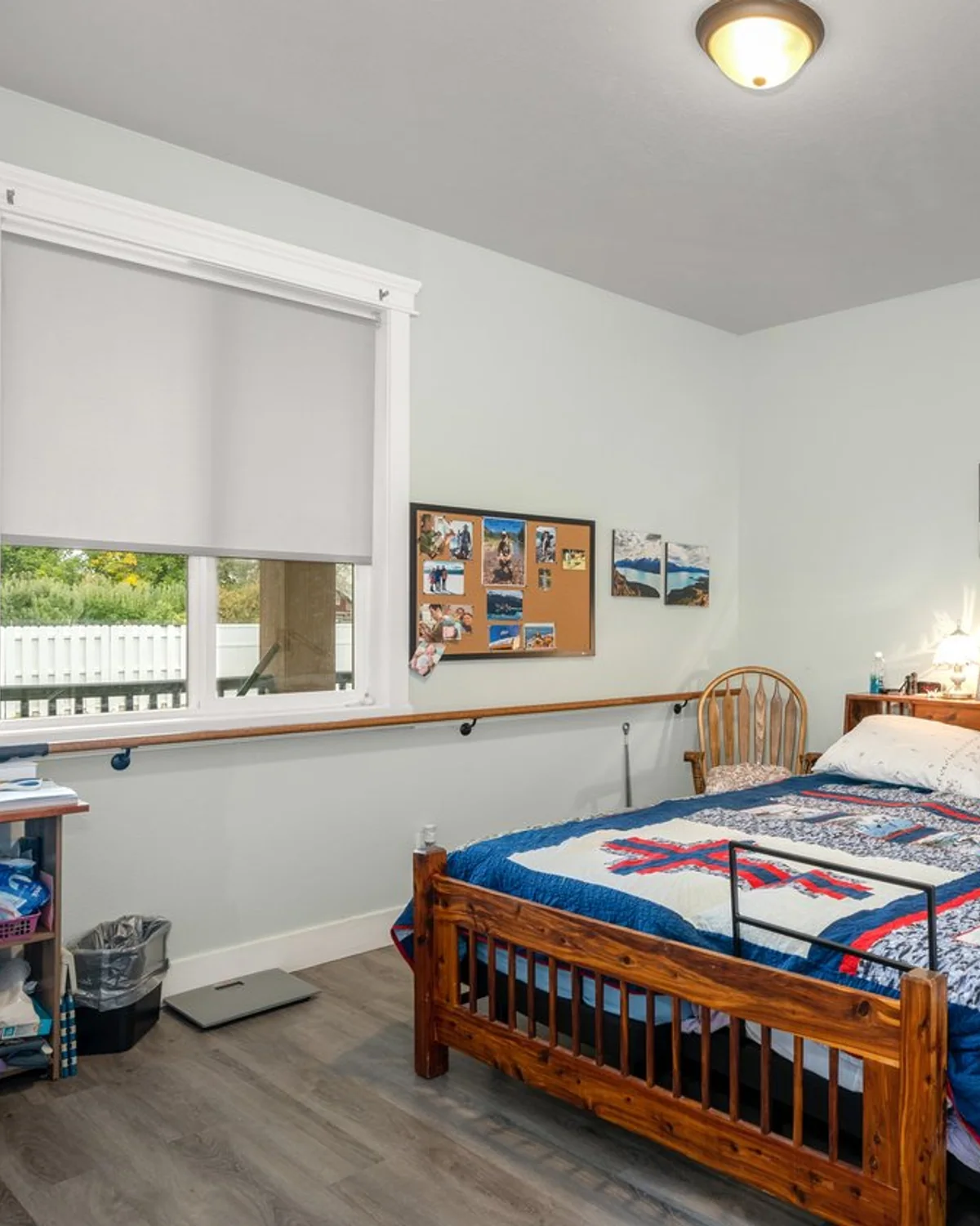 Private bedroom with personal furnishings at A+ Quality Adult Family Home