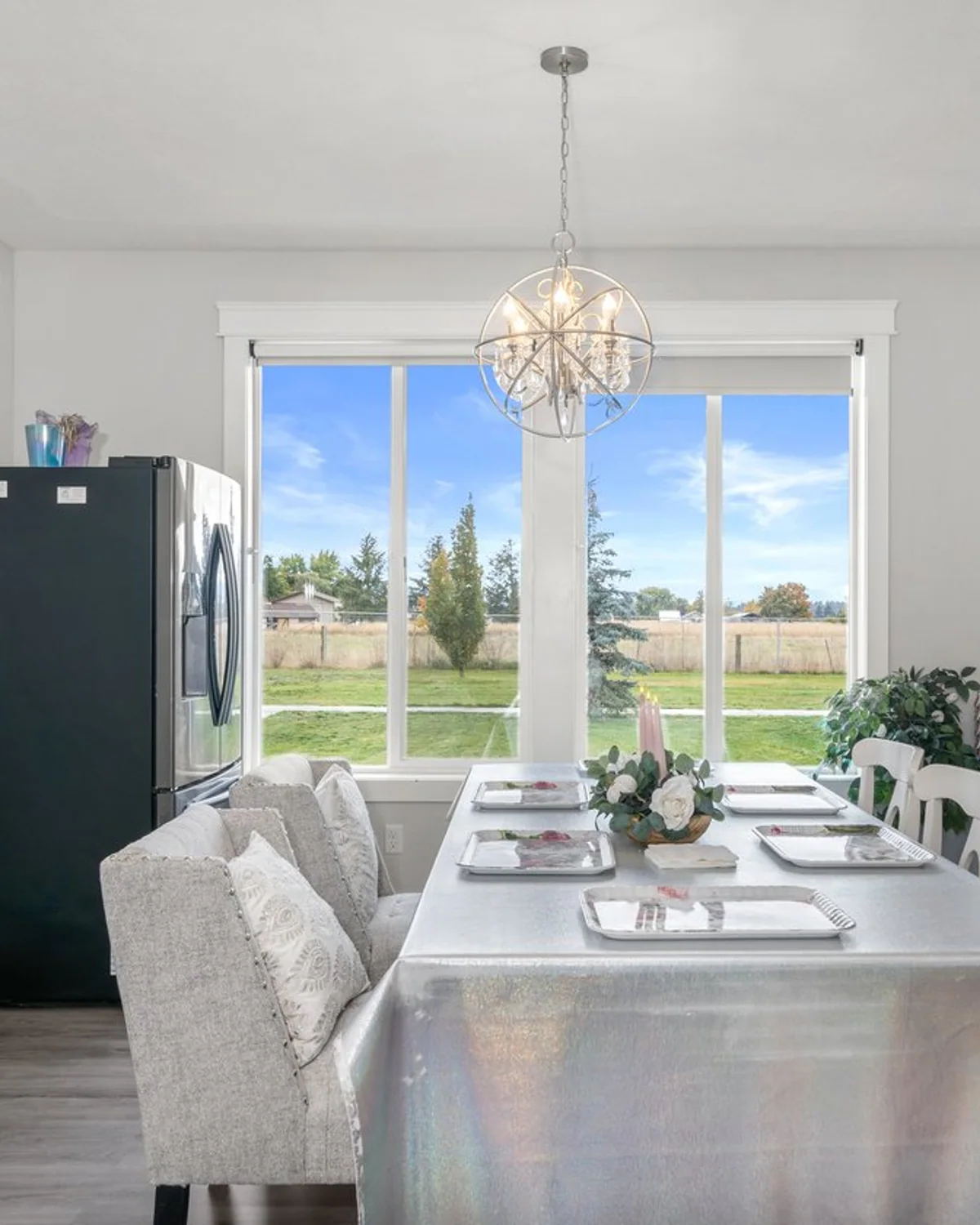 Bright kitchen and dining space at A+ Quality Adult Family Home